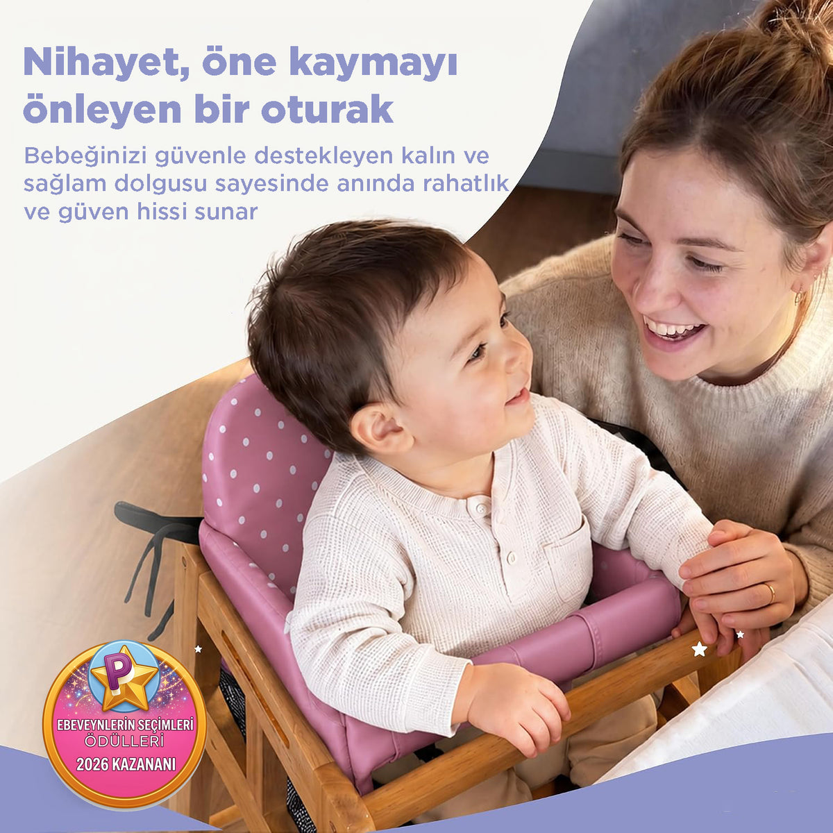 Taşınabilir Konforlu Bebek Oturağı